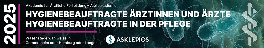 Header Banner für die Konferenz: Hygienebeauftragte Ärztinnen und Ärzte | Hygienebeauftragte in der Pflege. Diese geht vom 18. September 2025 bis 28. Oktober 2025 in Germersheim 18.-19.09.2025 oder Langen 25.-26.09.2025 oder Hamburg 27.-28.10.2025.