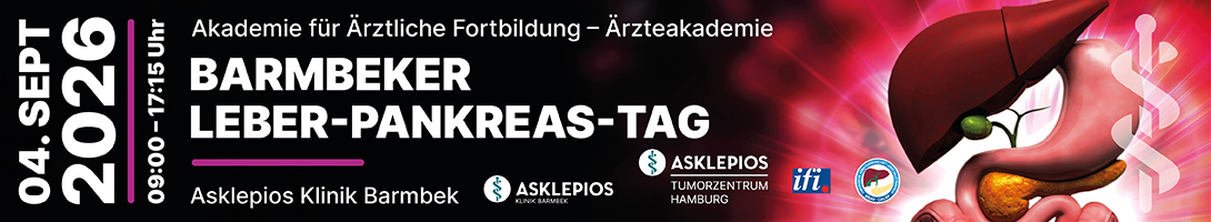 Header Banner für die Konferenz: 2. Barmbeker Leber-Pankreas-Tag. Diese geht vom 4. September 2026 bis 4. September 2026 in Hamburg.